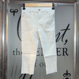 7 FOR ALL MANKIND white skinny boyfriend jeans adj waste NEW ADORABLE JEANS KIDS